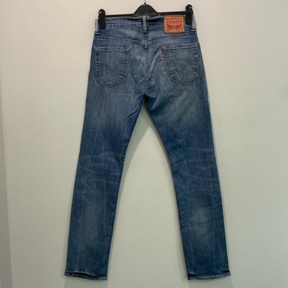 Levi’s Jeans Straight Leg Blue Jeans Size 30 TALL - Picture 3 of 11